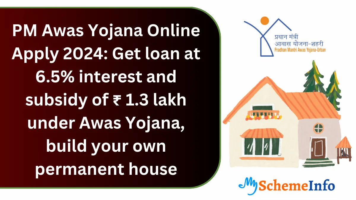 PM Awas Yojana Online Apply 2024